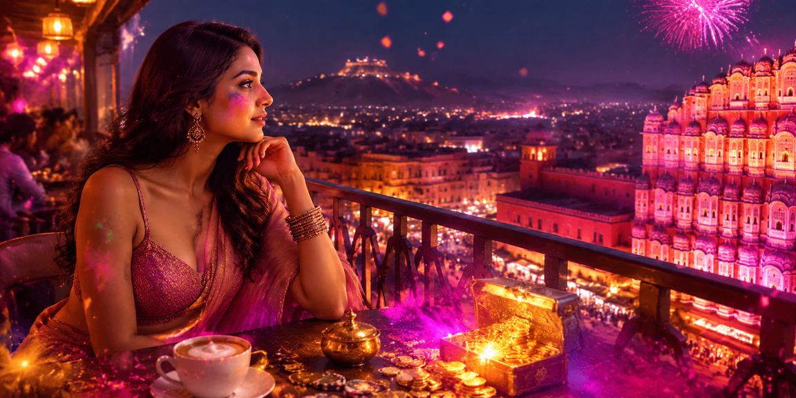 Holi festival celebration with betting offers in Jaipur